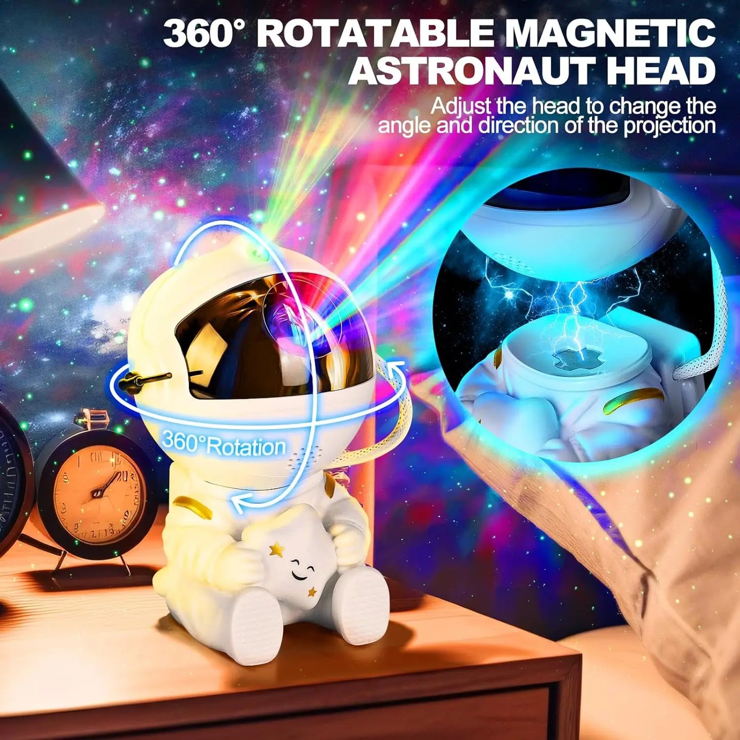 Astronaut Galaxy Star Projector