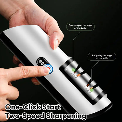 USB Rechargeable Electric Knife Sharpener