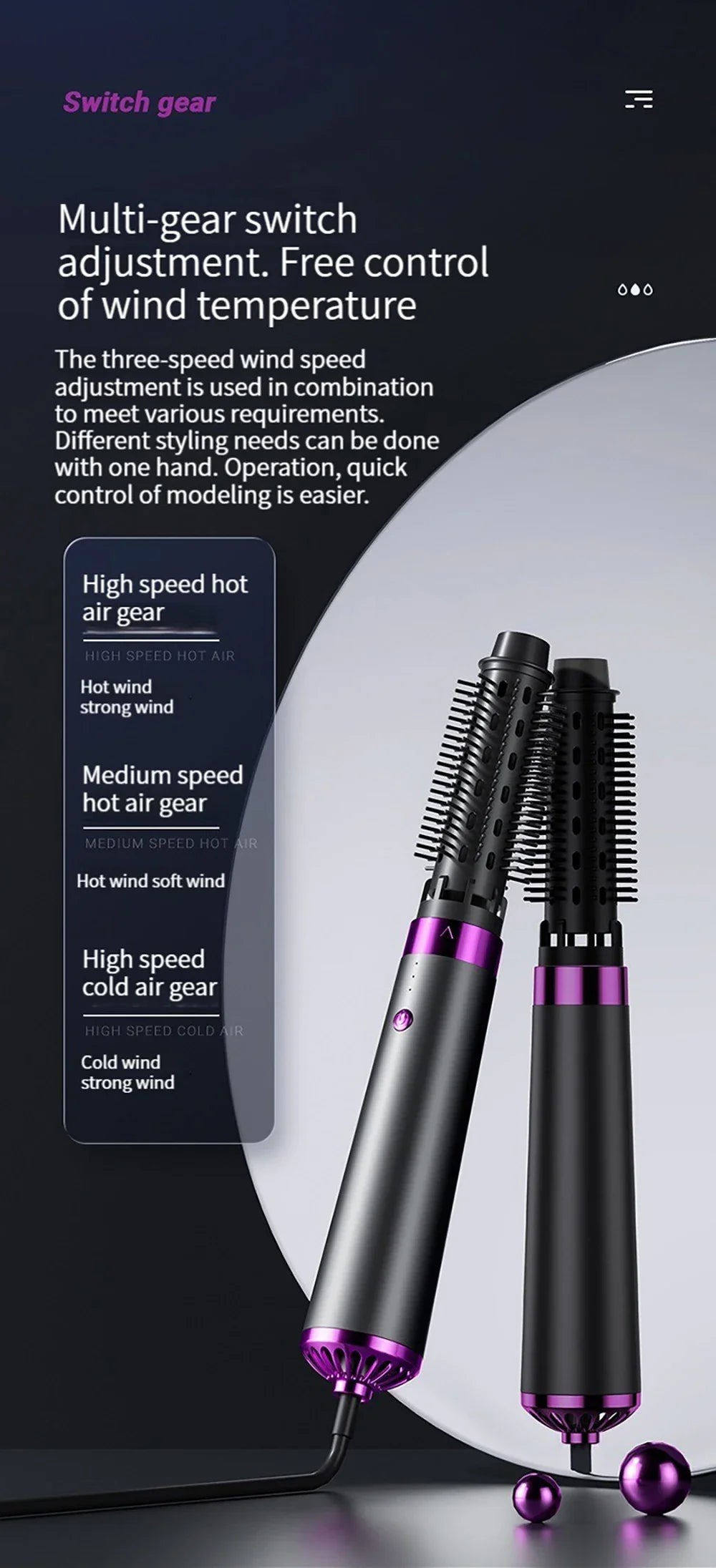 Hair Dryer 5 in 1