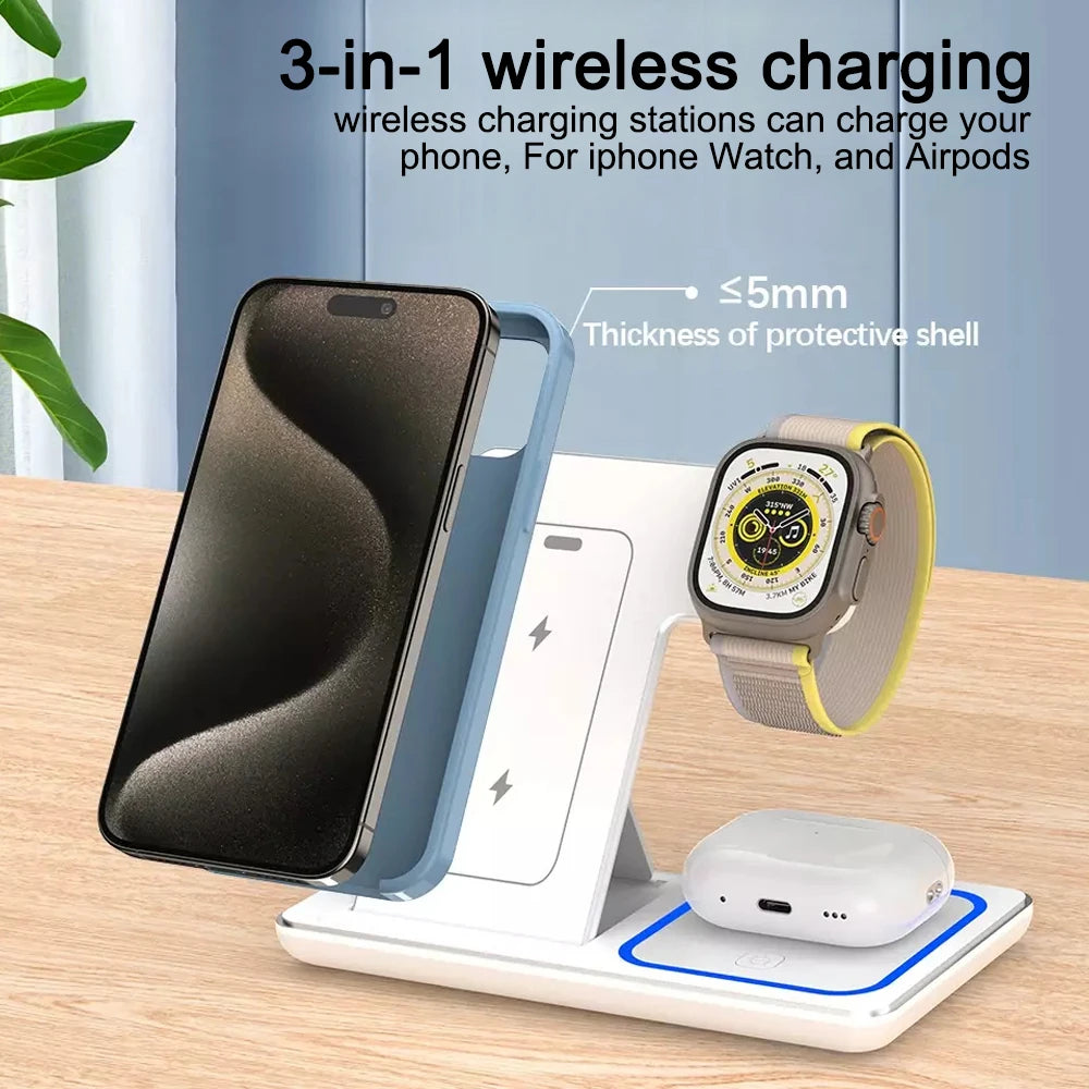 4 in 1 iphone charging station