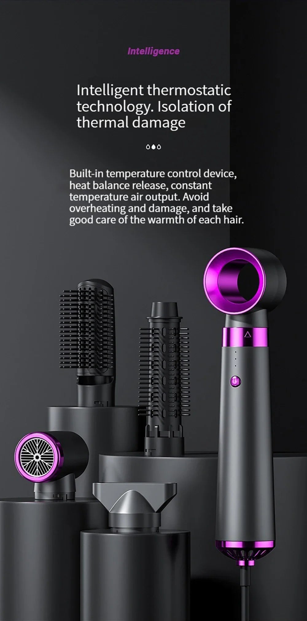 Hair Dryer 5 in 1