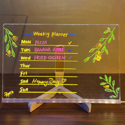 LED Note Board With Night light