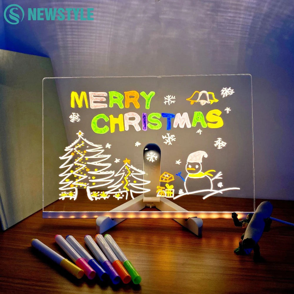 LED Note Board With Night light