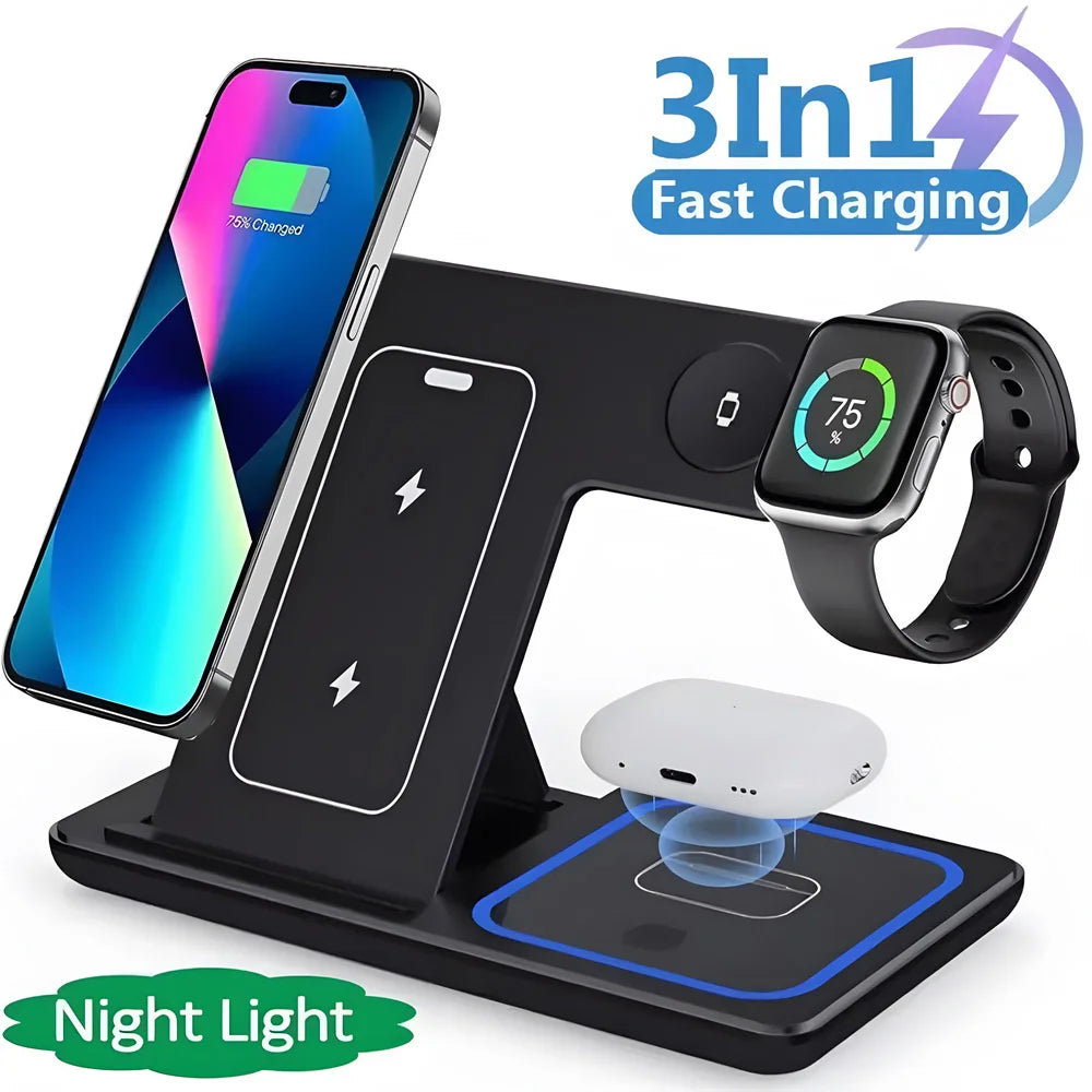 4 in 1 iphone charging station