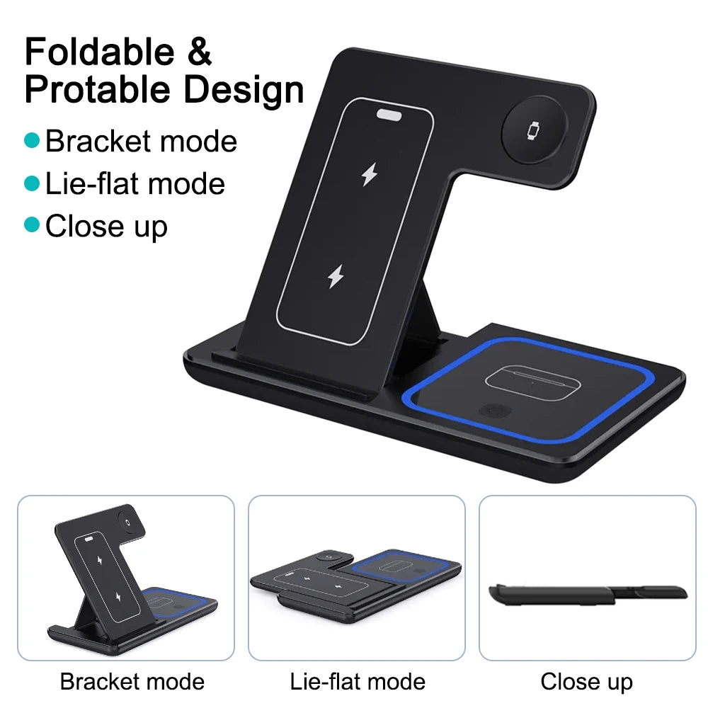 4 in 1 iphone charging station