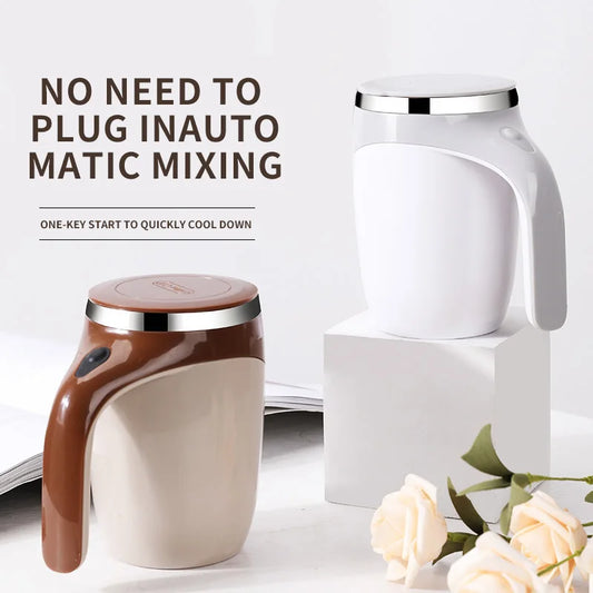 Automatic Stirring Mug Rechargeable Stainless Steel coffee mug