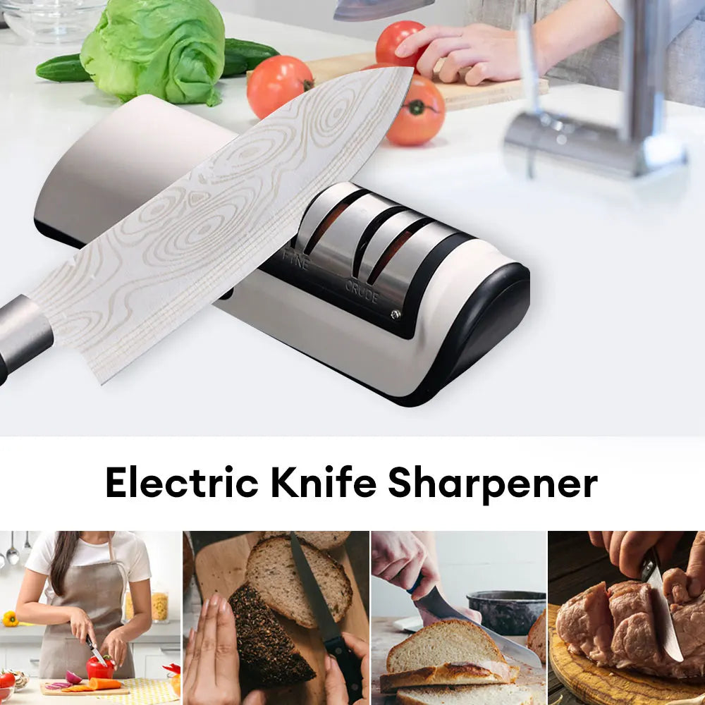 USB Rechargeable Electric Knife Sharpener