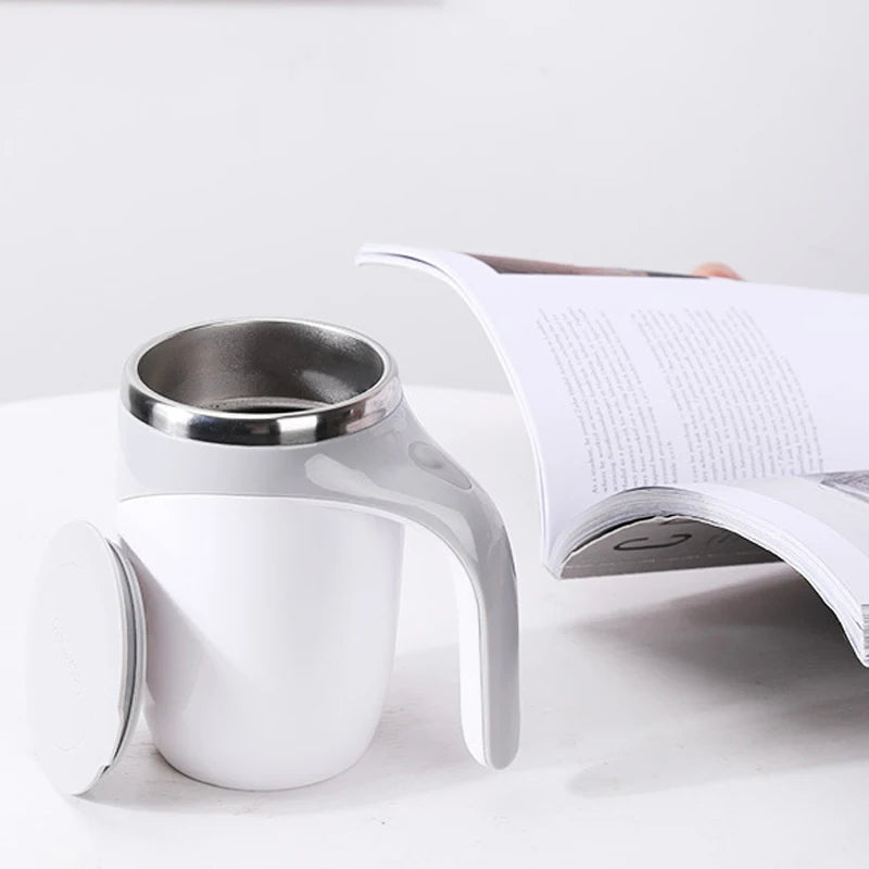 Automatic Stirring Mug Rechargeable Stainless Steel coffee mug